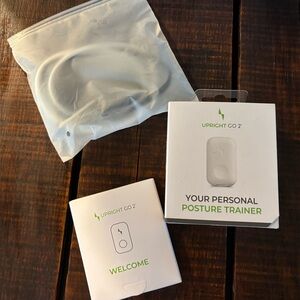 Upright GO 2 Posture Trainer Device with Necklace Accessory